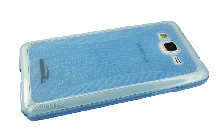 Kisswill TPU Shine Pouzdro Blue pro Samsung G530 Galaxy Grand Prime