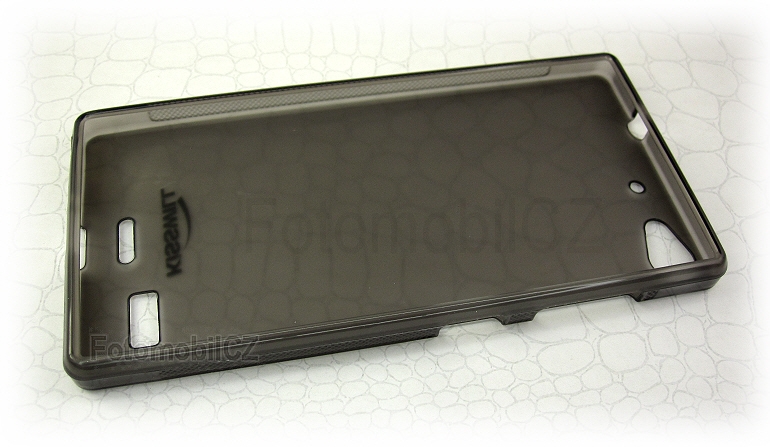 Kisswill TPU silikonové černé transparentní pouzdro pro Lenovo Vibe X2