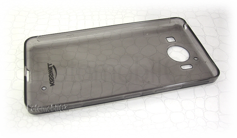 Kisswill TPU černé transparentní silikonové pouzdro pro Nokia Lumia 950