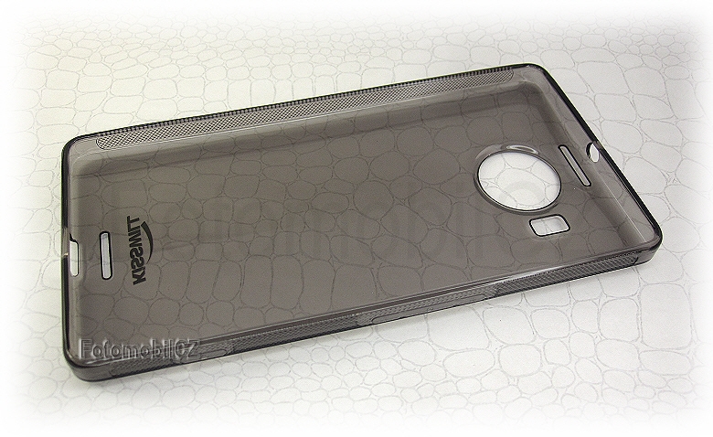 Kisswill TPU černé transparentní silikonové pouzdro pro Nokia Lumia 950 XL