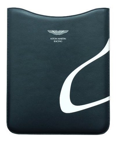 Kožené pouzdro Aston Martin Racing Chic pro iPad 2, Ipad 3 a Ipad 4, modrobílé