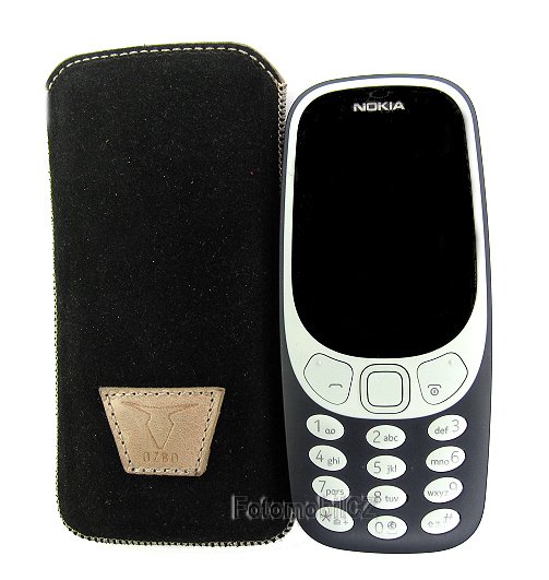 Kožené pouzdro OZBO Belle černé pro Nokia 3310 2017