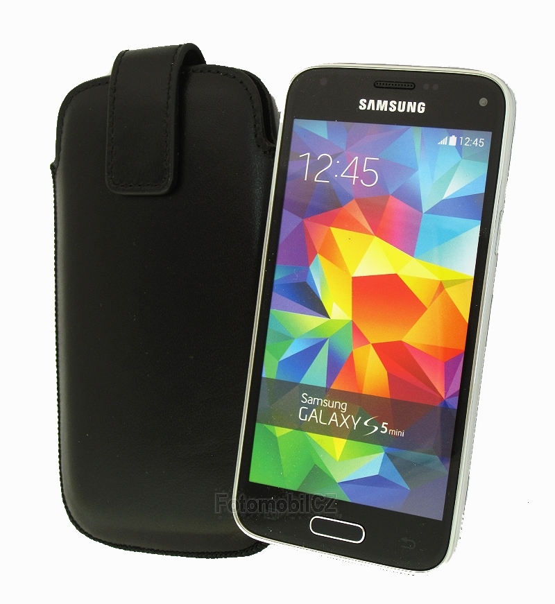 Kožené pouzdro OZBO Cora černé Samsung G360 Galaxy Core Prime