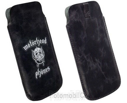 Krusell pouzdro Motörheadphönes BURNER L Long, černá/bílá pro IPhone 5, 5S, SE