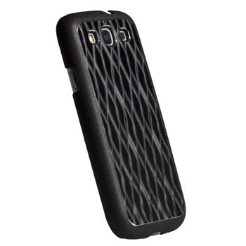 Krusell zadní kryt ALUCOVER Wave pro Samsung Galaxy S III (i9300), černá