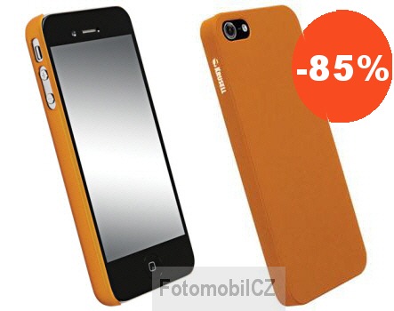 Krusell zadní kryt COLORCOVER pro Apple iPhone 5, oranžová metalíza