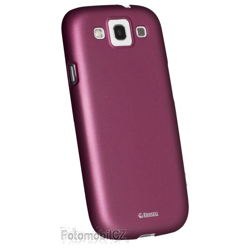 Krusell zadní kryt COLORCOVER pro Samsung Galaxy S III (i9300), růžová metalíza