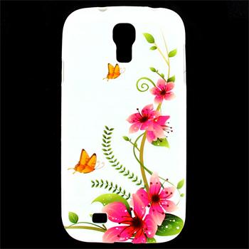 ForCell silkonové pouzdro kryt Lux S White vzor2 pro Samsung i9505 Galaxy S4