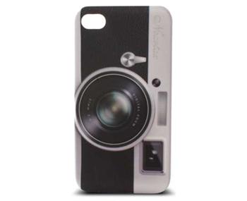 Ksix Freestyle zadní kryt CAMERA pro iPhone4/4S, černá