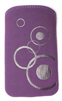 Ksix pouzdro EASY RUBBER, velikost M (do 113 x 59 x 10 mm), šeříková