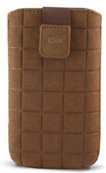 Ksix pouzdro svislé ROMA univerzální, velikost M (do 115 x 60 x 10 mm), hnědá