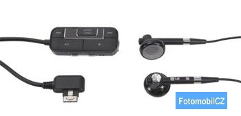 LG osobní handsfree stereo s ovladačem, SGEY0006426, černé