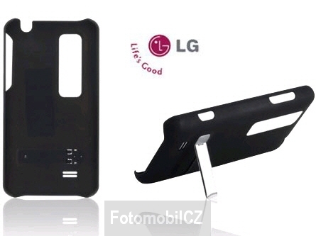 LG pouzdro s opěrkou CCH-140 pro LG P920 Optimus 3D, černá