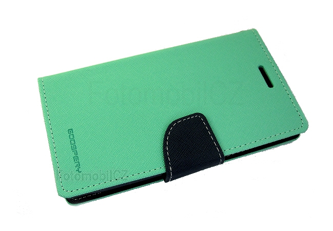 Mercury Fancy diářové Pouzdro pro Sony E2303 Xperia M4 Aqua Mint / Navy