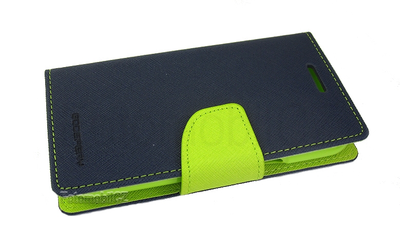 Mercury Fancy diářové Pouzdro pro Samsung A41  Navy / Lime