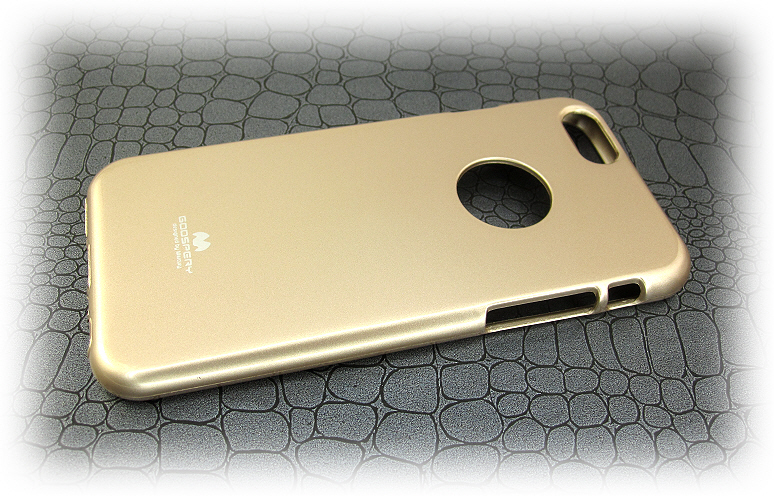 Mercury Jelly silikonové pouzdro pro iPhone 6 4.7 GOLD zlatá barva