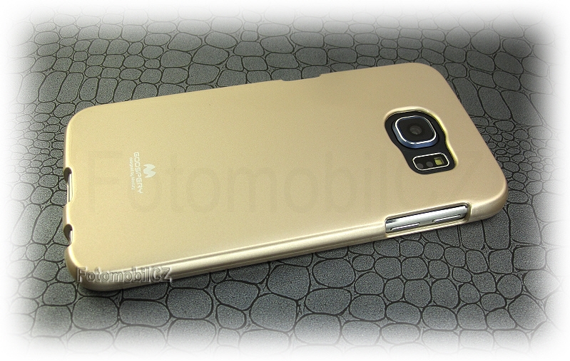 Mercury Jelly silikonové pouzdro pro Samsung G920 Galaxy S6 GOLD zlatá barva