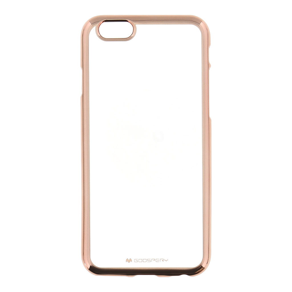 Mercury Ring TPU silikonové pouzdro pro iPhone 6 / 6S Rose GOLD zlatá barva