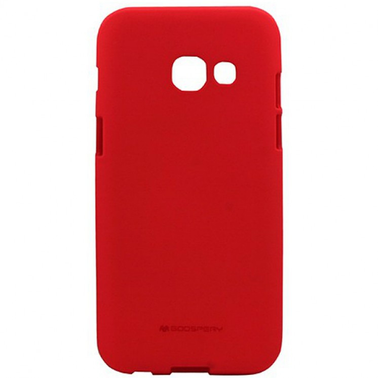 Mercury Soft Feeling silikonové pouzdro pro Samsung J530 Galaxy J5 2017 Red