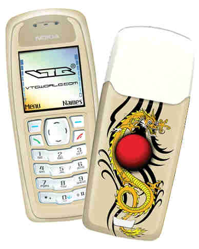Kryt Nokia 3100 zlatý drak