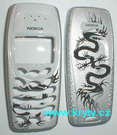 Kryt Nokia 3410 Silver Dragon originální VTG