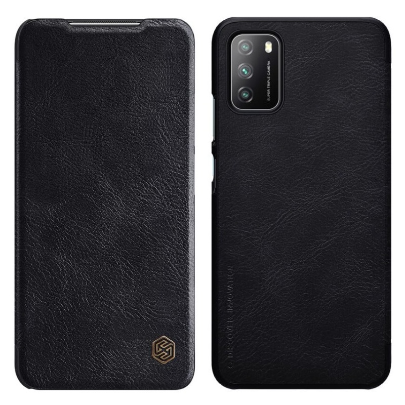 Pouzdro Nillkin Qin Book Xiaomi POCO M3, černé