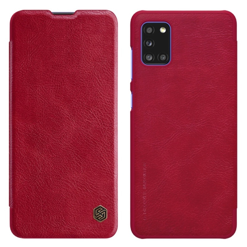 Nillkin Qin knížkové pouzdro pro Samsung Galaxy A31 Red