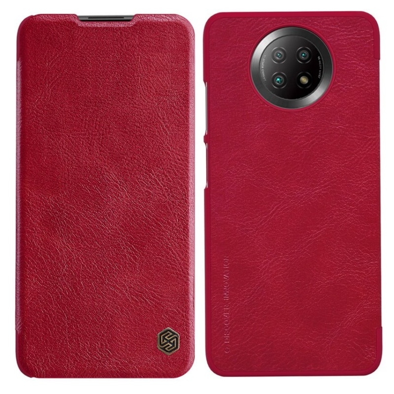Nillkin Qin knížkové pouzdro pro Xiaomi Redmi Note 9T 5G Red
