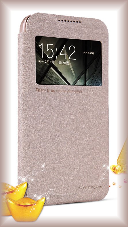 Nillkin Sparkle Folio Pouzdro GOLD zlatá barva pro HTC Desire 320