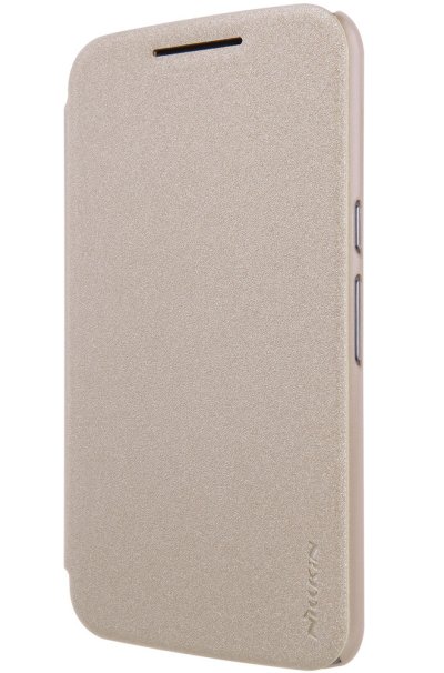 Nillkin Sparkle Folio Pouzdro GOLD zlatá barva pro Motorola G4 Plus