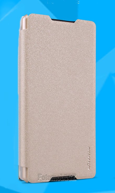 Nillkin Sparkle Folio Pouzdro GOLD zlatá barva pro Sony Xperia Z3+