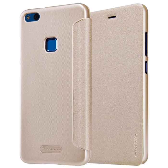 Nillkin Sparkle Folio Pouzdro GOLD zlatá barva pro Huawei P10 Lite
