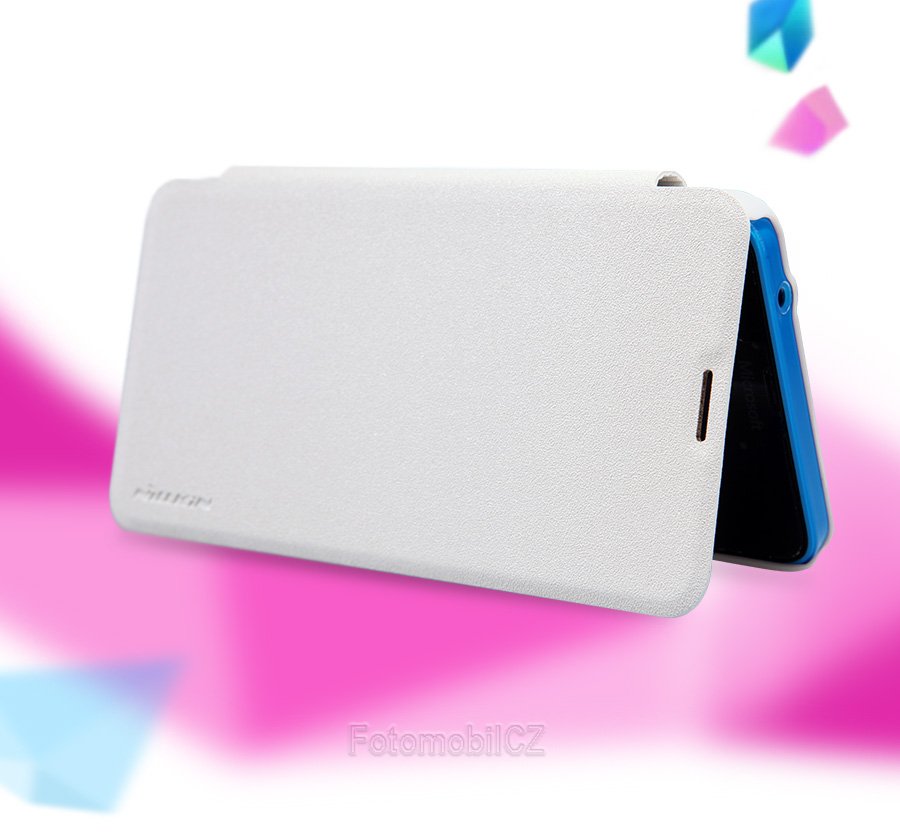 Nillkin Sparkle Folio Pouzdro White pro Nokia Lumia 640