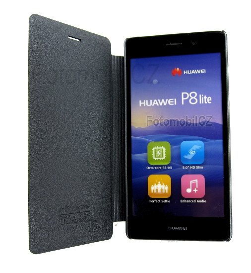 Nillkin Sparkle Folio Pouzdro Black pro Huawei Ascend P8 Lite