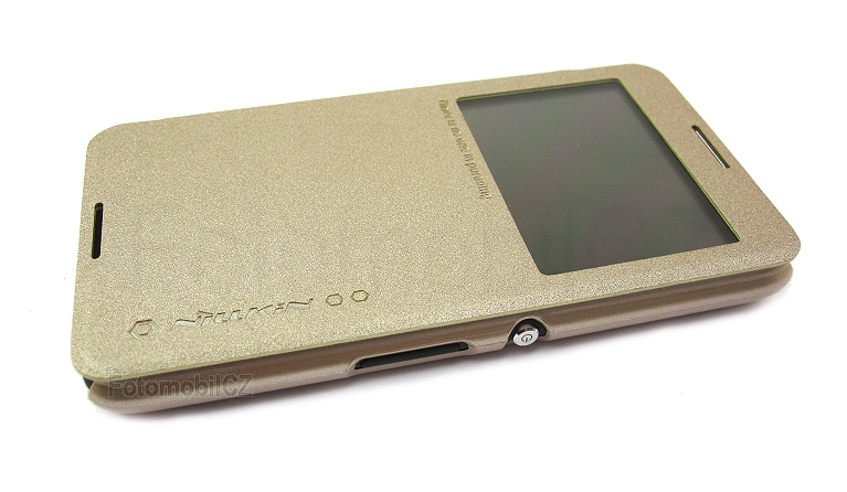 Nillkin Sparkle S-View Pouzdro GOLD zlatá barva pro Sony E2105 Xperia E4