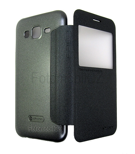Nillkin Sparkle S-View Pouzdro pro Samsung J500 Galaxy J5 Black