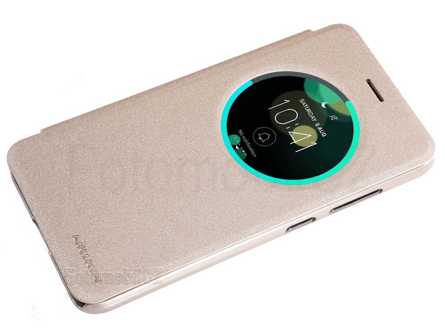 Nillkin Sparkle S-View Pouzdro GOLD zlatá barva pro ASUS Zenfone 3 ZE520KL