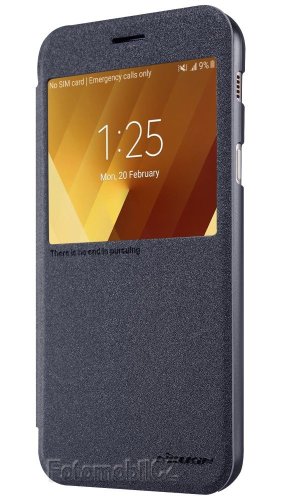 Nillkin Sparkle S-View Pouzdro pro Samsung A320 Galaxy A3 2017 Black