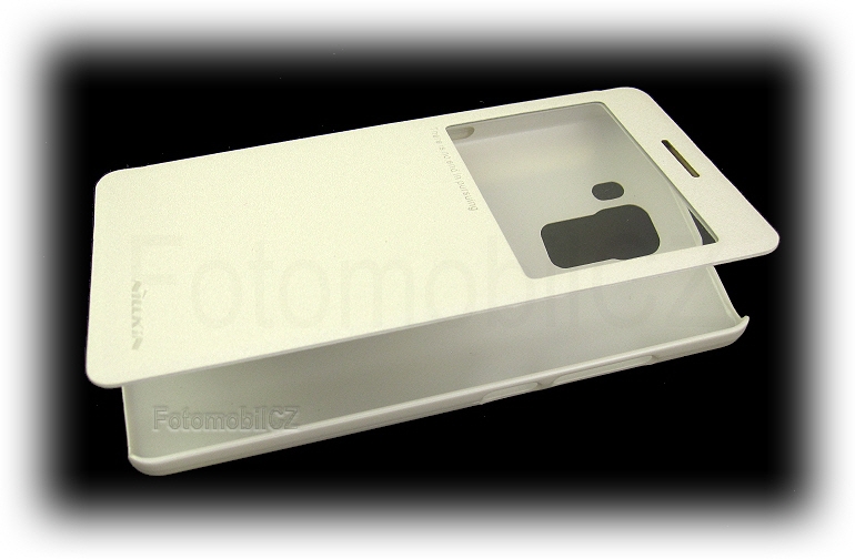 Nillkin Sparkle S-View Pouzdro White pro Honor 7