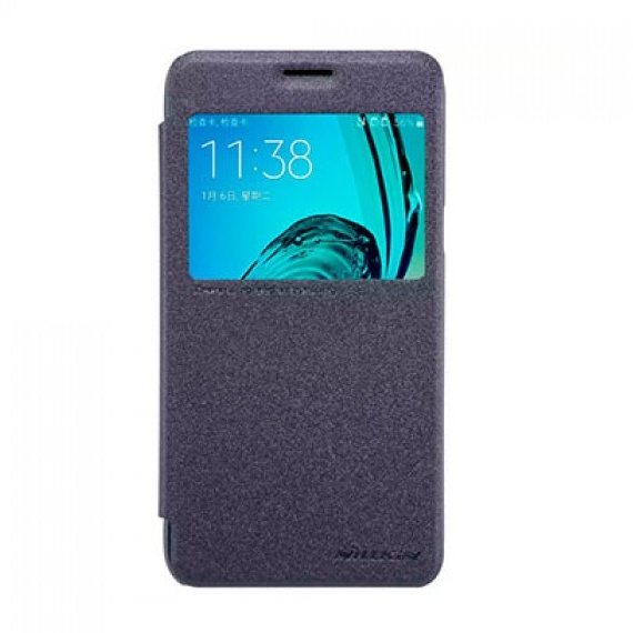 Nillkin Sparkle S-View Pouzdro pro Samsung J320 Galaxy J3 2016 Black + ochranné sklo