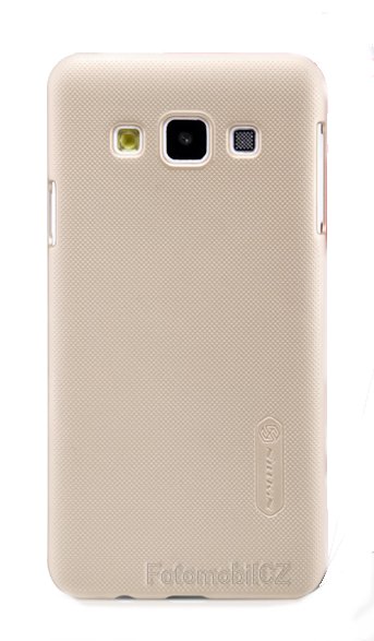 Nillkin Super Frosted Zadní Kryt + fólie GOLD zlatá barva pro Samsung Galaxy A3