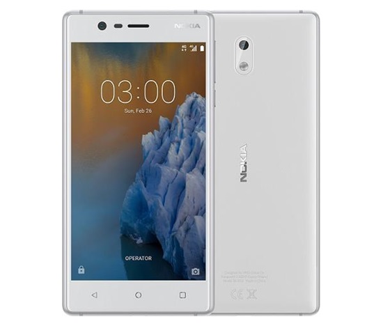 Nokia 3 White Silver Dual SIM
