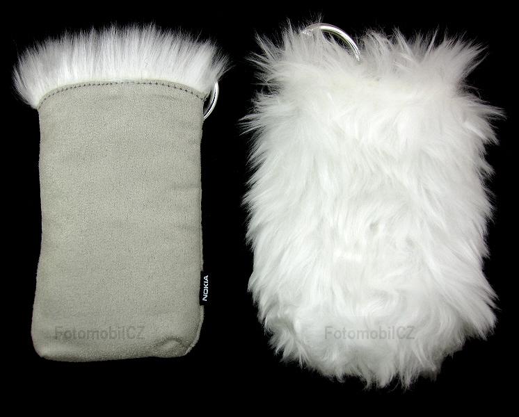 Nokia pouzdro CP-530, světle šedá / bílá
