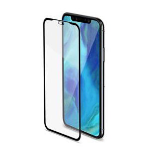 Ochranné tvrzené sklo CELLY Full Glass pro Apple iPhone XR, černé