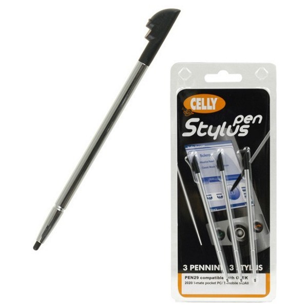 Stylus Pen CELLY - pero pro PDA, 3 ks v balení, HTC Touch