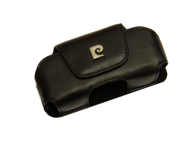 Pouzdro Pierre Cardin - No.128, horizontální, velikost XS, černé,