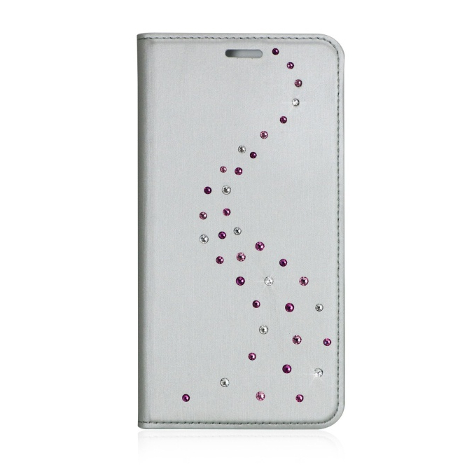 Pouzdro Bling My Thing Primo Milky Way Silver/Rose Sparkles pro  iPhone X / XS, krystaly Swarovski®