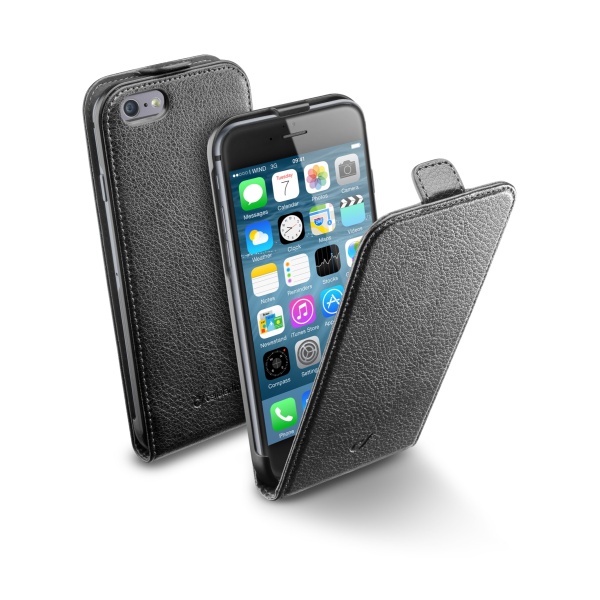 Pouzdro CellularLine Flap Essential pro iPhone 6 / 6S, černé