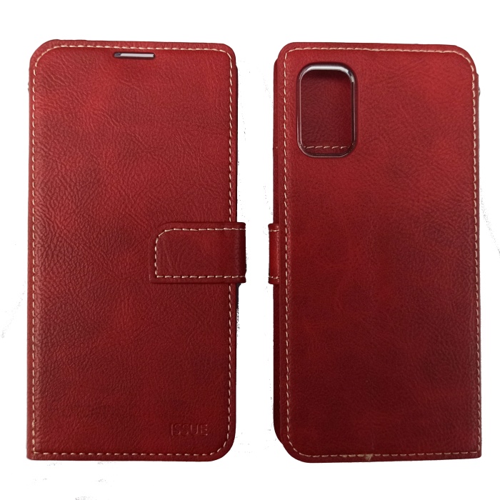 Pouzdro Molan Cano Issue Book pro Samsung Galaxy A41 Red + sklo na displej