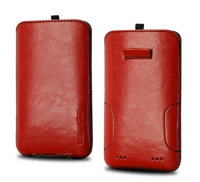 Pouzdro Redpoint Blaze červené 3XL pro Samsung S5, S5 Neo, Huawei P8 Lite